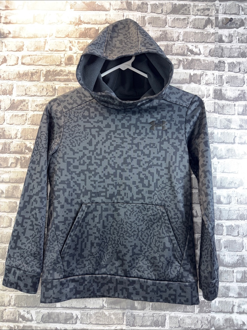 Under Armour Gray Digital Camo Hoodie